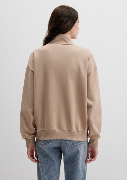 Mavi Logo Baskılı Bej Sweatshirt 1S10179-70344 fırsatları