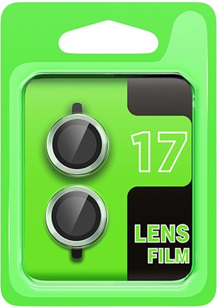 Apple Iphone 17 Raze Metal Kamera Lens - Açık Yeşil