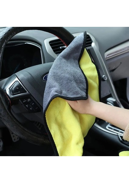 Buğz Yünlü Mikrofiber Araba Temizlik Bezi 50X70 cm indirimleri