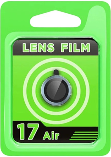 Apple Iphone 17 Air Raze Metal Kamera Lens - Mavi