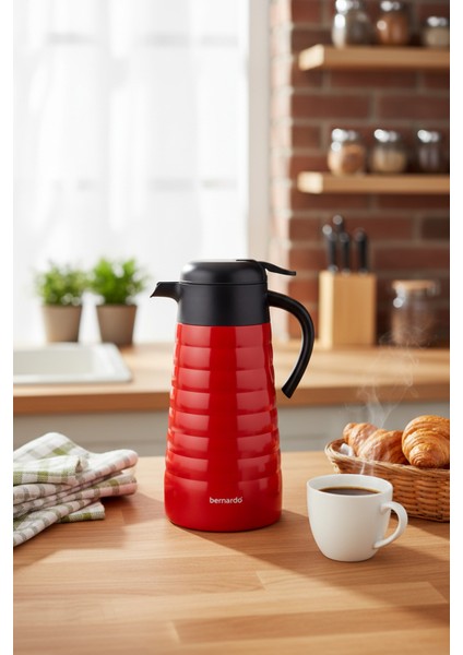 Nora 2 Litre Çelik Termos Kırmızı modelleri