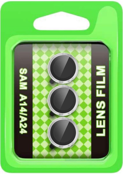 Samsung Galaxy A24 4g Raze Metal Kamera Lens - Gümüş