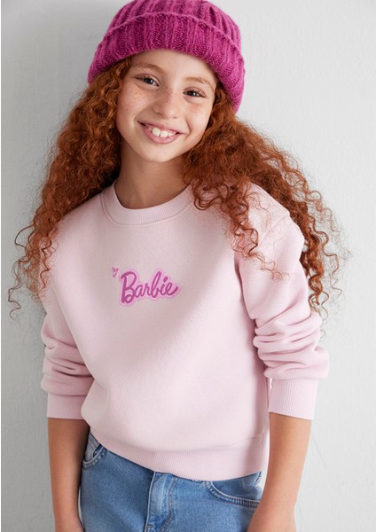 Barbie Baskılı Pembe Sweatshirt 7S10185-71007 fiyatları