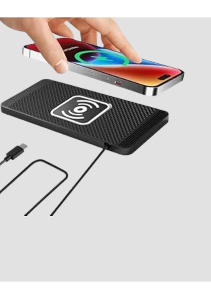 Buğz Manyetik Şarj Pedi 7.5W 10W 15W Hızlı Şarj Kaymaz Tabanlı fiyatları