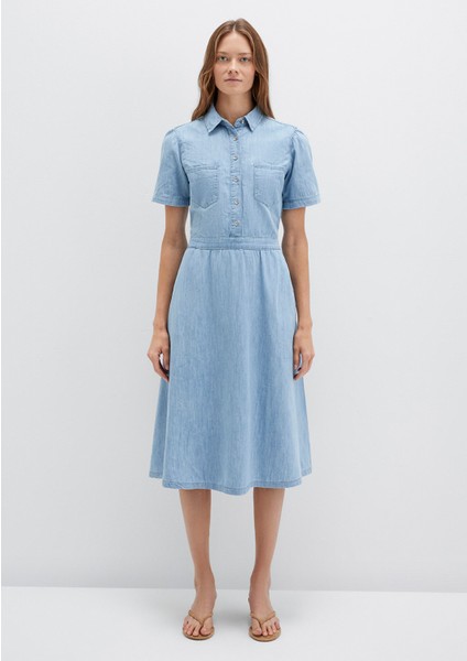 Marley Açık Mavi Denim Elbise 1310537-89692 modelleri
