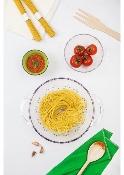 Akrilik Şeffaf 2 Li Süzgeç Seti ( Makarna & Pirinç Süzgeci ) modelleri