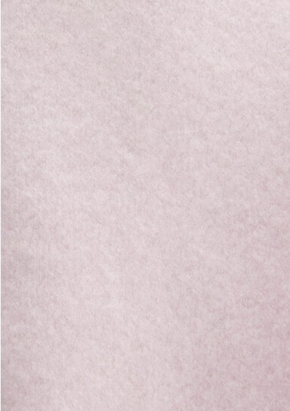 Yün Karışımlı Bisiklet Yaka Pembe Crop Kazak 1710496-89884