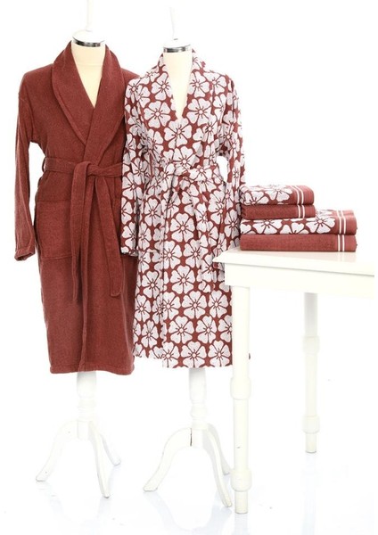 Adora Aile Bornoz Seti Tarçın-Tarçın