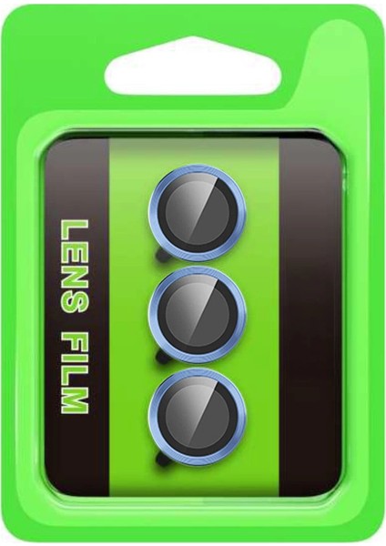 Samsung Galaxy S25 Fe Raze Metal Kamera Lens - Açık Mavi