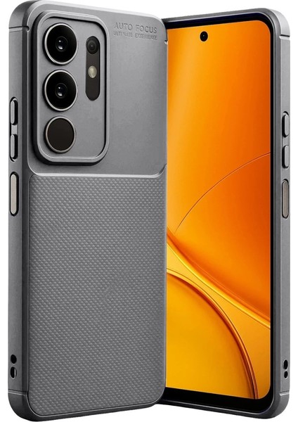 Vivo Y29 4g Auto Focus Karbon Kapak - Gri