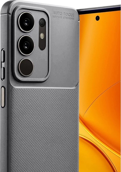 Vivo Y29 4g Auto Focus Karbon Kapak - Gri modelleri