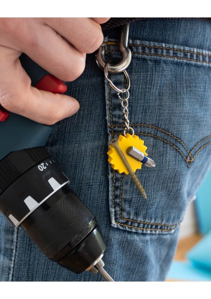 Güneş // Flatland Anahtarlık Magneti