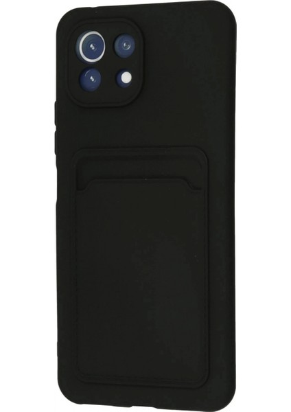 Xiaomi Mi 11 Kılıf Kelvin Kartvizitli Silikon - Siyah modelleri