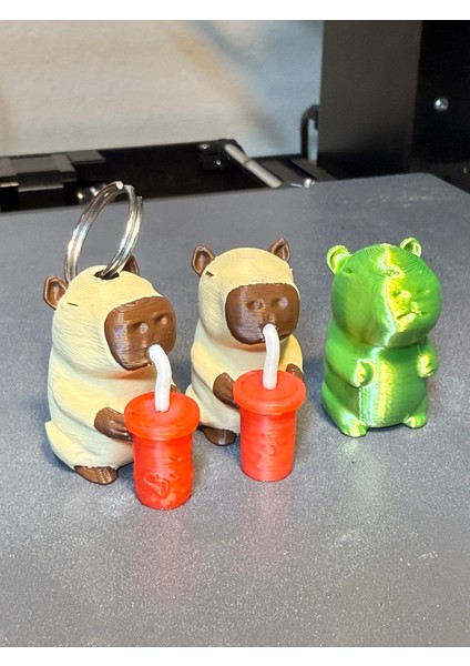 Kapibara Boba Anahtarlık modelleri