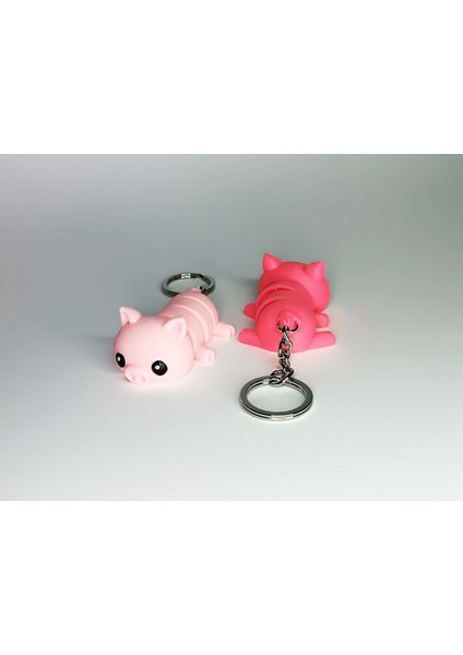 Sevimli Flexi Pets Domuz (Anahtarlık ve Mıknatıs) fırsatları