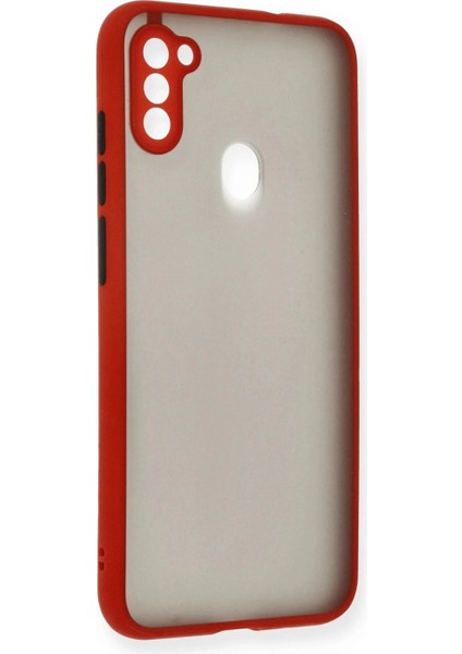 Samsung Galaxy A11 Kılıf Montreal Silikon Kapak - Kırmızı