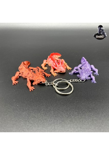 Sevimli Axolotl Anahtarlık - Mafsallı - Yerinde Baskı - Destek Yok fiyatları