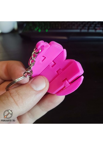 Flexi Kalp Anahtarlık