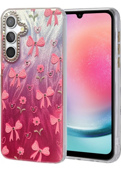 Samsung Galaxy A24 4g Kılıf Blade Aynalı Desenli Kapak - Desen 3