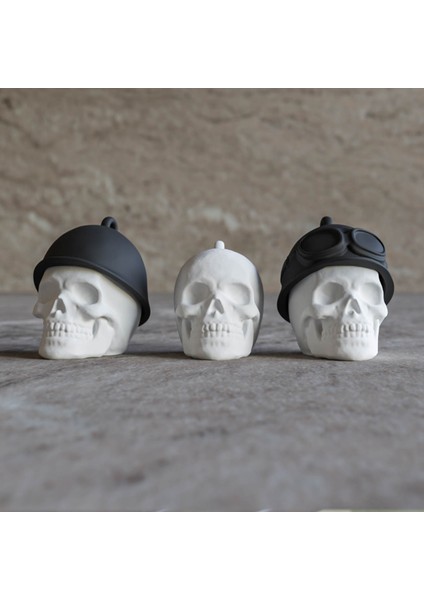 Kafatası Biker Anahtarlık