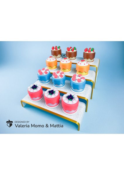 Oyuncaklar, Anahtarlık ve Tıklayıcılar Için Vitrin Standları [pasta Dahil Değildir]