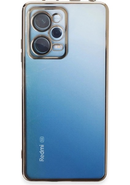 Xiaomi Redmi Note 12 Pro 5g Kılıf Lensli Silikon - Gold