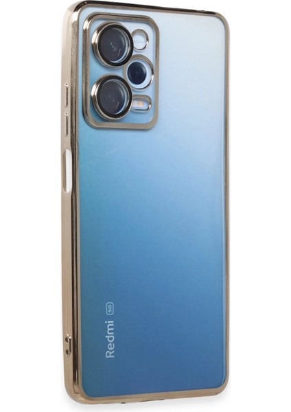 Xiaomi Redmi Note 12 Pro 5g Kılıf Lensli Silikon - Gold fiyatları