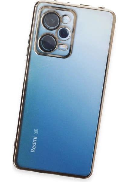 Xiaomi Redmi Note 12 Pro 5g Kılıf Lensli Silikon - Gold modelleri