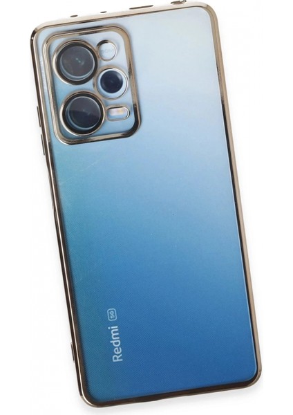 Xiaomi Redmi Note 12 Pro 5g Kılıf Lensli Silikon - Gold fırsatları