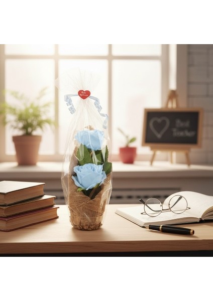 Kraponlu Çiçek Aranjmanı - Öğretmenler Günü Hediyesi fırsatları