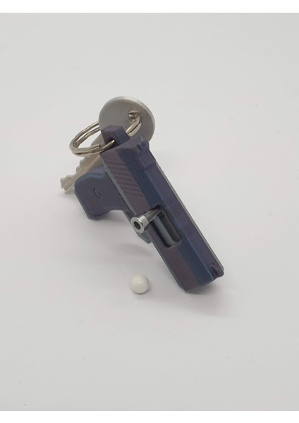 Tabanca Anahtarlık — Fonksiyonel Püskürtücü ve Kıpırdayan Oyuncak fırsatları