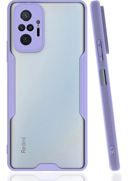 Xiaomi Redmi Note 10 Pro Kılıf Platin Silikon - Lila