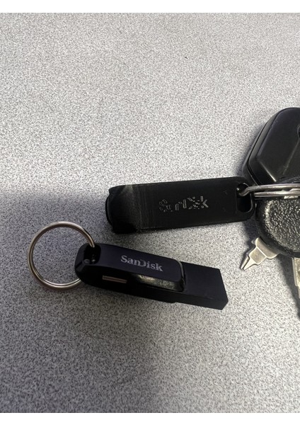 Sandisk Ultra Dual USB Go USB Sürücüsü Tpu Anahtarlık Kapağı