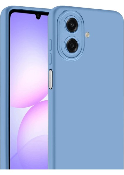 Samsung Galaxy A07 Nano Içi Kadife Silikon - Mavi fiyatları