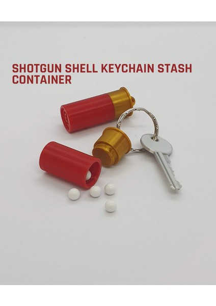 Av Tüfeği Kabuğu Anahtarlık Saklama Kabı