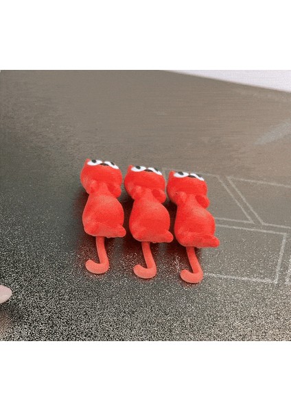 Anahtarlık, Küpe ve Mıknatıs Versiyonunda Esnek Kuyruklu Sevimli Flexi Kedi indirimleri