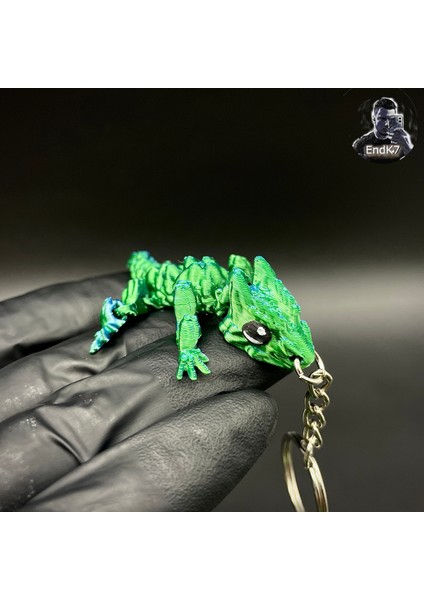 Küçük Çim Ejderhası Anahtarlık 🐉 - Mafsallı - Yerinde Baskı fiyatları