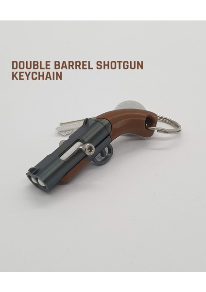 Çift Namlulu Av Tüfeği Anahtarlık