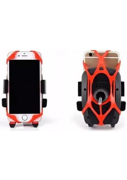 Buğz Lastik Destekli Standlı Bisiklet Telefon Tutucu