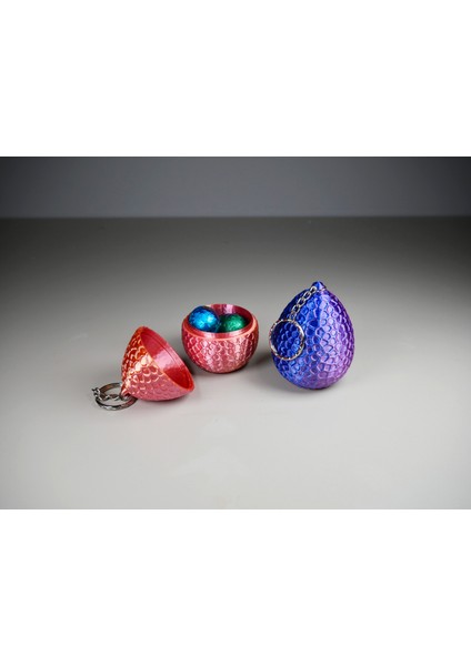 Voronoi Yumurta Anahtarlığı