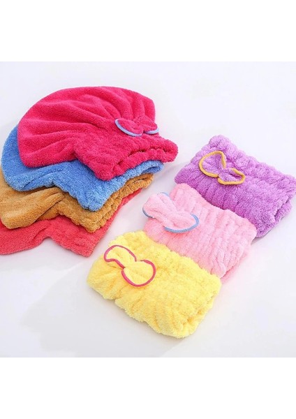 Buğz Havlu Saç Kurutma Bonesi