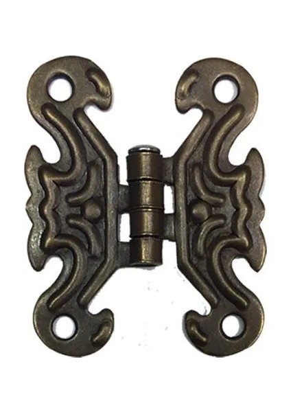 Buğz Dekoratif Sac Kelebek Menteşe - Küçük, Antik, 100 Adet