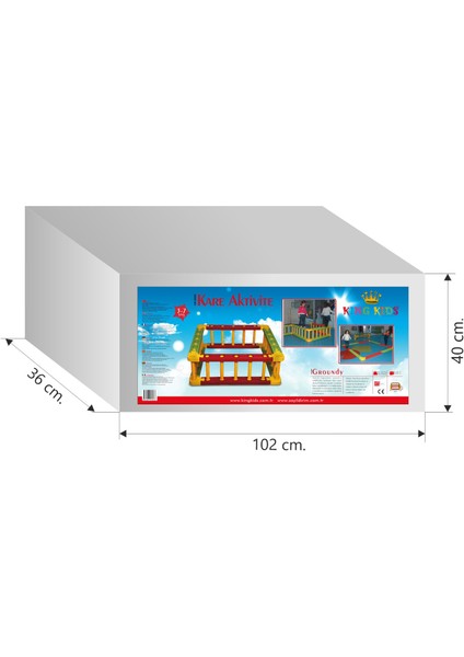 Çocuk Oyun Parkı – Kare Aktivite Seti ile Denge ve Koordinasyon Gelişimi fırsatları
