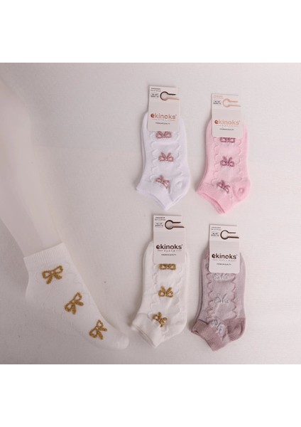 Kız Çocuk Persılya Desen Patik Çorap (3 Adet)