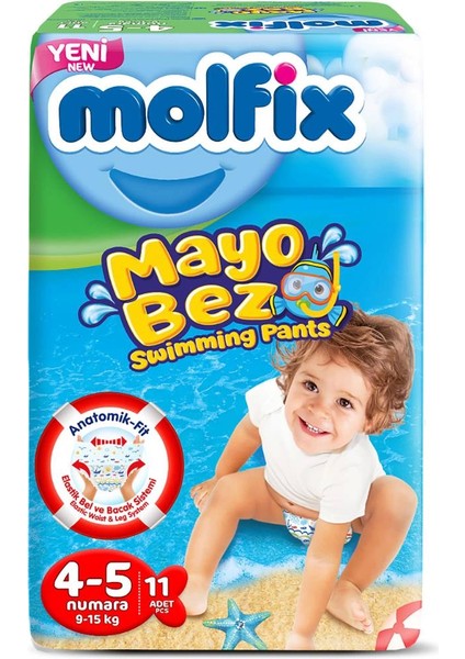 Bfs Molfix Mayo Bez 4-5 Beden 9-15 kg 11 Adet
