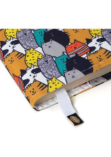 Kitap Kılıfı, Kumaş Kitap Koruyucu, Su Geçirmez, Kitap Kesesi, Kitap Çantası, Kitap Aksesuarı, Yıkanabilir, Kitapseverler Için Hediye, 21 * 31 Cm, Kediler fırsatları