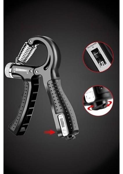 El Yayı Bilek Kası Güçlendirici Ayarlanabilir El Yayı 5-60 kg Bilek Güçlendirici fiyatları