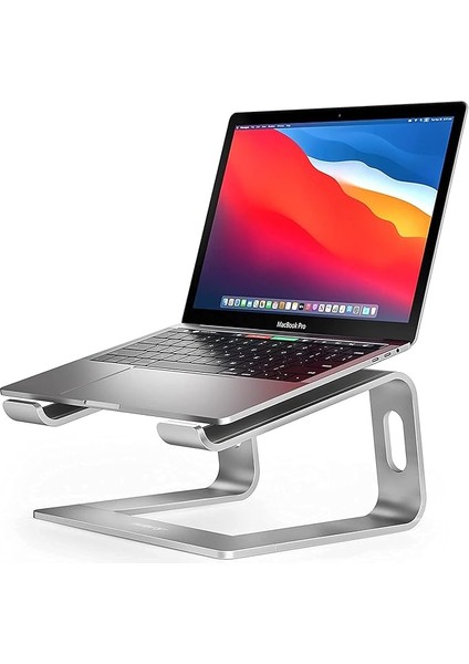 M5 Alüminyum Ergonomik Macbook Bilgisayar Standı, Gümüş