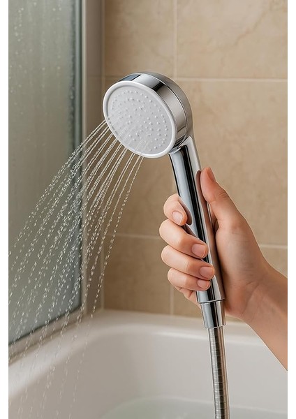 Store Duş Başlığı – Su Tasarruflu, Basınçlı, Geniş Sprey Alanlı