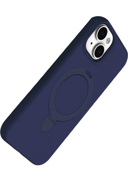 Apple Iphone 14 Regal Magsafe Standlı Kapak - Lacivert modelleri